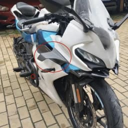 For CFMOTO CF250SR - Side Spoiler Wings and Fixed Winglet Fairing Deflector, Motorcycle Parts for Styling and Aerodynamics