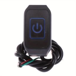 Universal Motorcycle Handlebar Switch Button 12V Button Connector Switch for Electric Star Pressure Waterproof Control Switch