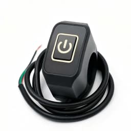 Universal Motorcycle Handlebar Switch Button 12V Button Connector Switch for Electric Star Pressure Waterproof Control Switch