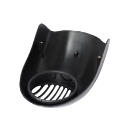 Motorcycle Black Headlight Grill Fairing Cover ABS Plastic Windshield For Harley 883 1200 Front Fork Mount Dyna Sportster XLCH