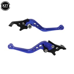 HOT 2Pcs Universal CNC Alloy Motorcycle Brake Handle Adjustable Front Rear Disc Brakes Double Disc Brake Handle Lever