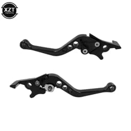 HOT 2Pcs Universal CNC Alloy Motorcycle Brake Handle Adjustable Front Rear Disc Brakes Double Disc Brake Handle Lever