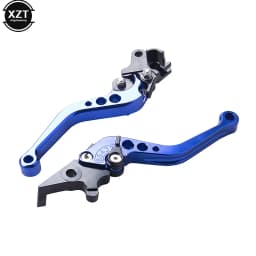 HOT 2Pcs Universal CNC Alloy Motorcycle Brake Handle Adjustable Front Rear Disc Brakes Double Disc Brake Handle Lever