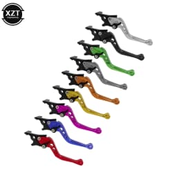 HOT 2Pcs Universal CNC Alloy Motorcycle Brake Handle Adjustable Front Rear Disc Brakes Double Disc Brake Handle Lever