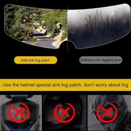 Motorcycle Helmet Anti-rain and Anti-fog Films Safety Driving Durable Nano Coating Clear Sticker Film Motorbike Accessories