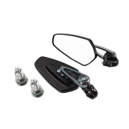 1 Pair 7/8" 22mm Motorcycle Aluminum Bar End Side Rearview Mirror Universal Motorbike Bike Handlebar Rear View Mirrors For Honda