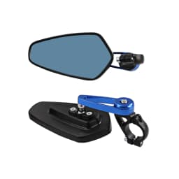 1 Pair 7/8" 22mm Motorcycle Aluminum Bar End Side Rearview Mirror Universal Motorbike Bike Handlebar Rear View Mirrors For Honda