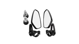 1 Pair 7/8" 22mm Motorcycle Aluminum Bar End Side Rearview Mirror Universal Motorbike Bike Handlebar Rear View Mirrors For Honda