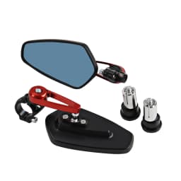 1 Pair 7/8" 22mm Motorcycle Aluminum Bar End Side Rearview Mirror Universal Motorbike Bike Handlebar Rear View Mirrors For Honda