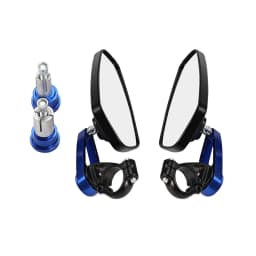 1 Pair 7/8" 22mm Motorcycle Aluminum Bar End Side Rearview Mirror Universal Motorbike Bike Handlebar Rear View Mirrors For Honda