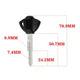 Motorcycle keys Blank Key Uncut For Suzuki GSX-R GSXR 400 600 750 1000 1300 K1 K3 K4 K5 K6 K7 K8 K9 GSX 600F 650F 750F GSX1300/R
