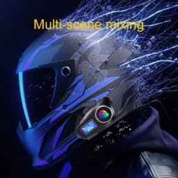 Q58 Max Motorcycle Helmet Bluetooth Intercom Supports Multi-Scene Mixed Music Sharing Intercom Distance 500 Meters