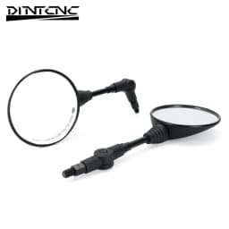 E9 Mirrors For Rally ADV Universal M10 Motorcycle Accessories Foldable Reverse Rarview Mirror Left Right Side 10MM Clockwise