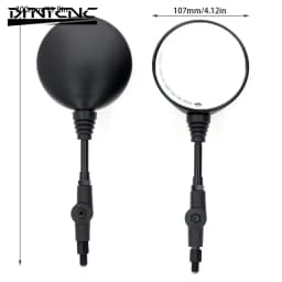 E9 Mirrors For Rally ADV Universal M10 Motorcycle Accessories Foldable Reverse Rarview Mirror Left Right Side 10MM Clockwise