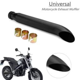 Universal Motorcycle Exhaust Muffler Retro Vintage Classic Electroplating Escap Moto for cg125 sr400 cb500 vt500 CM300 500 Cafe