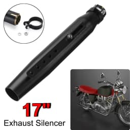 Universal Motorcycle Exhaust Muffler Retro Vintage Classic Electroplating Escap Moto for cg125 sr400 cb500 vt500 CM300 500 Cafe