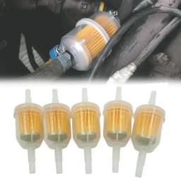 1-6pcs Car Gasoline Oil Filter Pipes Universal Inline Gas Fuel Filter for Small Engine Lawn Mower Motorcycle Accessories 6MM-8MM