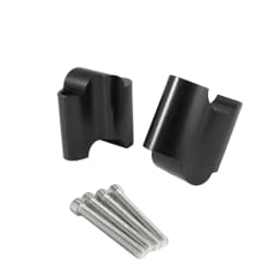 2" Rise CNC Aluminum 1" Handlebar Riser 50mm Handlebar Mount Extension Block for Harley Sportster XL1200 XL48 48 2010-UP