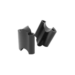 2" Rise CNC Aluminum 1" Handlebar Riser 50mm Handlebar Mount Extension Block for Harley Sportster XL1200 XL48 48 2010-UP