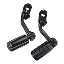 Motorcycle 1 1/4" Highway Footrest Engine Guard Mount Footpegs For Harley Road King Sportster 1200 Iron 883 Electra Street Glide
