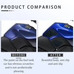 Motorcycle Accessories Fuel Tank Pad Stickers For Yamaha MT-125 MT 125 MT125 2023 2024- Side Anti Slip Tankpad