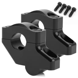 22mm 7/8" Brand-New Black Handle Bar Mount Risers Offset Extend Raised For Honda NC750X Bajaj Dominar 400