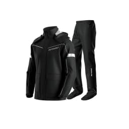 Motorcycle Rainsuit Waterproof Split Raincoat Suit Cycling Motorbike Jacket and Pants Lightweight Foldable Windproof Reflective