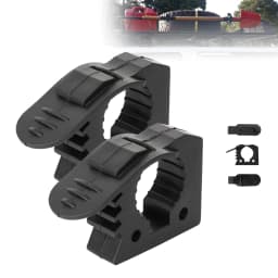 Rubber Clamp Shovel Holder Quick-Release Clamp Mount Bracket for Off-road Vehicles Hunting Truck Trailer 30-40mm Diameter