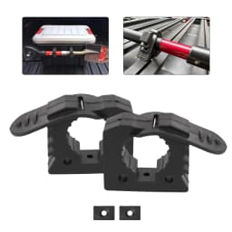 Rubber Clamp Shovel Holder Quick-Release Clamp Mount Bracket for Off-road Vehicles Hunting Truck Trailer 30-40mm Diameter