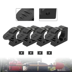 Rubber Clamp Shovel Holder Quick-Release Clamp Mount Bracket for Off-road Vehicles Hunting Truck Trailer 30-40mm Diameter