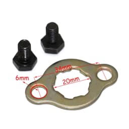 Front Engine 420 20mm 10t 11T 12t 13T 14T 15t 16t 17T 18t 19T Toothed Sprocket With Fixed Plate Lock