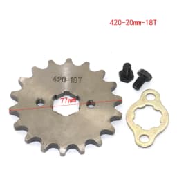 Front Engine 420 20mm 10t 11T 12t 13T 14T 15t 16t 17T 18t 19T Toothed Sprocket With Fixed Plate Lock