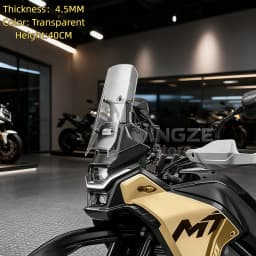 For CFMOTO CF450MT MT450 Windscreen Front Windscreen Windshield 450 MT Raised Windshield for cf moto 450MT Accessories
