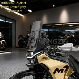 For CFMOTO CF450MT MT450 Windscreen Front Windscreen Windshield 450 MT Raised Windshield for cf moto 450MT Accessories