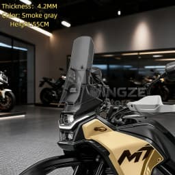 For CFMOTO CF450MT MT450 Windscreen Front Windscreen Windshield 450 MT Raised Windshield for cf moto 450MT Accessories