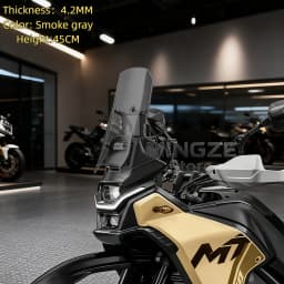 For CFMOTO CF450MT MT450 Windscreen Front Windscreen Windshield 450 MT Raised Windshield for cf moto 450MT Accessories