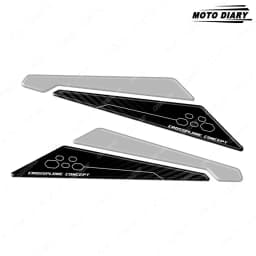 3D Resin Motorcycle Sticker Set Tail Section Decals Waterproof For MT-07 MT 07 MT07 2025