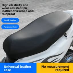 Motorcycle Seat Covers Protector Universal For Autocycle Seat Cushion Waterproof Pu Leather Anti Scratch Cover Mats