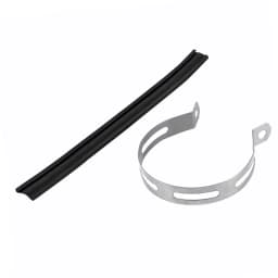 Motorcycle Exhaust Muffler Clamp Exhaust Pip Supporting Bracket Fixed Ring Hanger Band Fixture 60/88mm Support Bracket