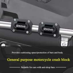Engine Crash bar Bumper Trim Protection Block Motorcycle Accessories For KOVE 800X Pro/Rally 525X 500X 400X 800 525 500 400 X