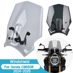 For Honda CB 650R 2019-2026 2025 2024 CB650R Windshield Windscreen Motorcycle Front Air Deflector Wind Shield Screen Accessories