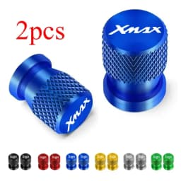 2 Pcs For YAMAHA XMAX 300 125 Xmax300 Xmax250 XMAX400 Xmax125 Metal Tire Valve Air Port Stem Cover Caps Motorcycle Accessories