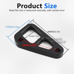 Motorcycle Passenger Footstool Replacement Kit CNC Aluminum Side Tie Down Brackets For Aprilia Tuareg 660 Tuareg660 2022-2025