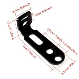 L Shape Bracket For Motorcycle LED Light Multi Functional Headlight Bracket For Fender Motorcycle Auxiliary Light Mount Holder
