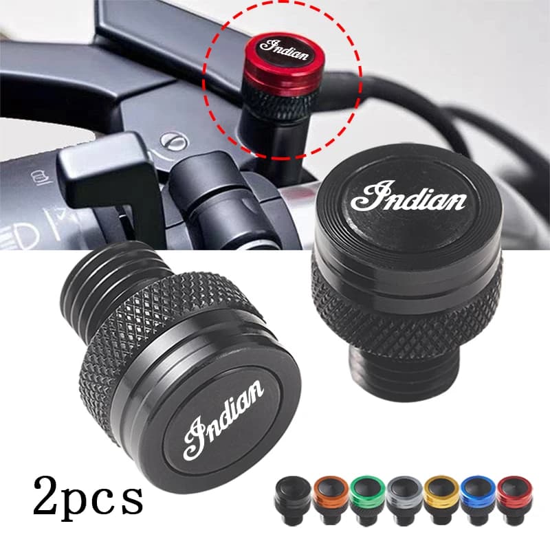 For Indian FTR 1200 S FTR1200 Carbon / Rally Chief VINTAGE Scout Motorcycle M10*1.25 Aluminum Screws Bolts Mirror Hole Plugs Cap