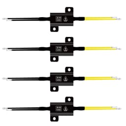Motorcycle LED Accessories LED Turn Signal Decoder MotorTurn Signal Lamps Resistors 25W 6.8/8/10Ohm