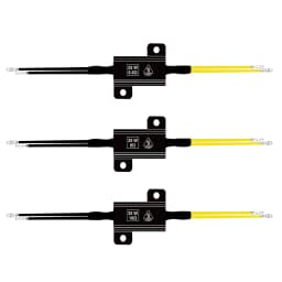 Motorcycle LED Accessories LED Turn Signal Decoder MotorTurn Signal Lamps Resistors 25W 6.8/8/10Ohm