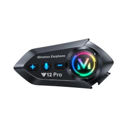 1/2x Y20 Pro Motorcycle Helmet Intercom BT5.4 Motorcycle Helmet Headset Waterproof 500m Intercomunicador Speaker Interphone