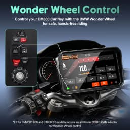 6 Inch Wireless CarPlay Moto Android Auto Portable Digital Motorcycle Dashboard GPS Navigation For BMW R1200GS R1250GS S1000XR