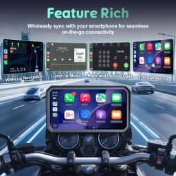 6 Inch Wireless CarPlay Moto Android Auto Portable Digital Motorcycle Dashboard GPS Navigation For BMW R1200GS R1250GS S1000XR
